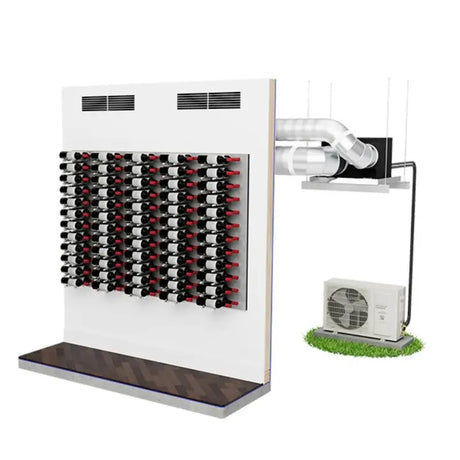 WhisperKOOL Platinum Split Twin Ducted Cooling System Wine Cellar Units S-WKPS9000-000-FDCW Wine Coolers Empire