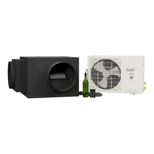 WhisperKOOL Quantum SS9000 Ducted Split System 220V High Efficiency Wine Cellar Units S-WKQS9000-220-FD Wine Coolers Empire