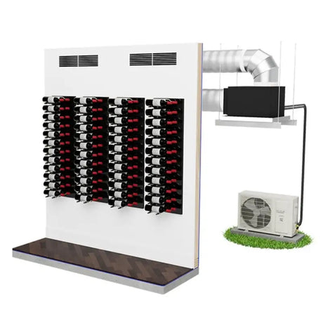 WhisperKOOL Quantum SS9000 Ducted Split Wine Cellar Cooling System Wine Cellar Units S-WKQS9000-000-CW Wine Coolers Empire