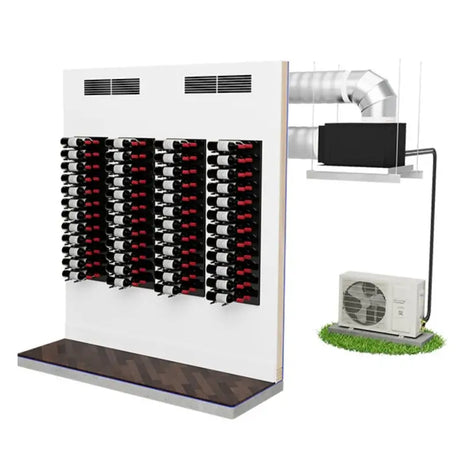 WhisperKOOL Quantum Twin 24000 Ducted Split System 220V High Efficiency Wine Cellar Units S-WKQS24000-220-FD Wine Coolers Empire