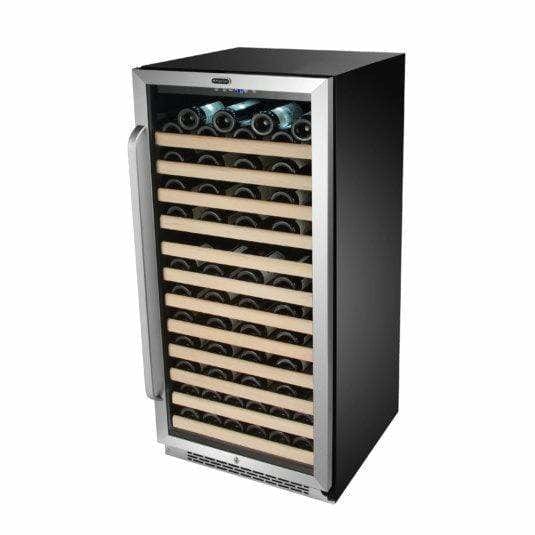 Whynter 100 Bottle Built-in Stainless Steel Compressor with Display Rack Wine Fridge BWR-1002SD Wine Coolers BWR-1002SD Wine Coolers Empire