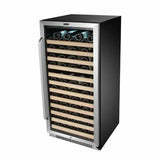 Whynter 100 Bottle Built-in Stainless Steel Compressor with Display Rack Wine Fridge BWR-1002SD Wine Coolers BWR-1002SD Wine Coolers Empire