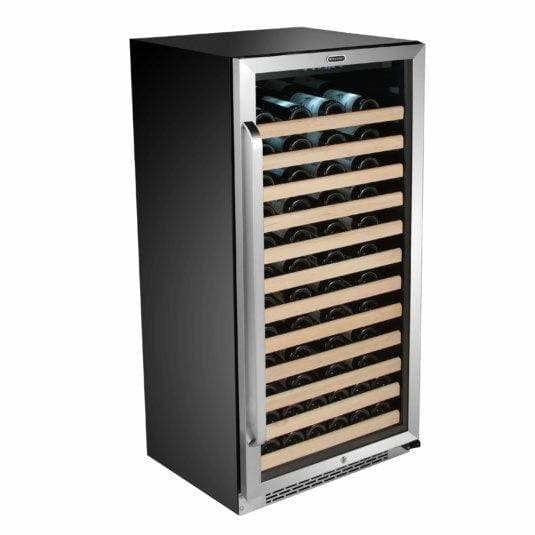 Whynter 100 Bottle Built-in Stainless Steel Compressor with Display Rack Wine Fridge BWR-1002SD Wine Coolers BWR-1002SD Wine Coolers Empire