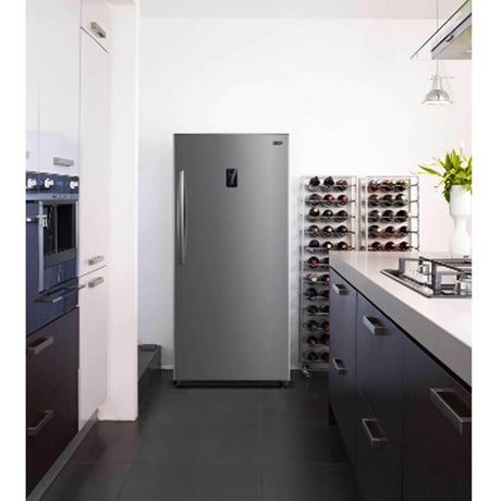 Whynter 13.8 cu.ft. Energy Star Digital Upright Convertible Deep Freezer / Refrigerator  - Stainless Steel UDF-139SS Refrigerators UDF-139SS Wine Coolers Empire