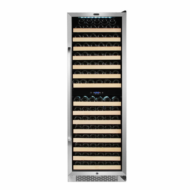 Whynter 164 Bottle Built-in Stainless Steel Dual Zone Compressor Wine Refrigerator BWR-1642DZ Wine Coolers BWR-1642DZ Wine Coolers Empire