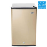 Whynter 2.1 cu.ft. Energy Star Rose Gold Upright Freezer with Lock CUF-210SSG Freezers CUF-210SSG Wine Coolers Empire