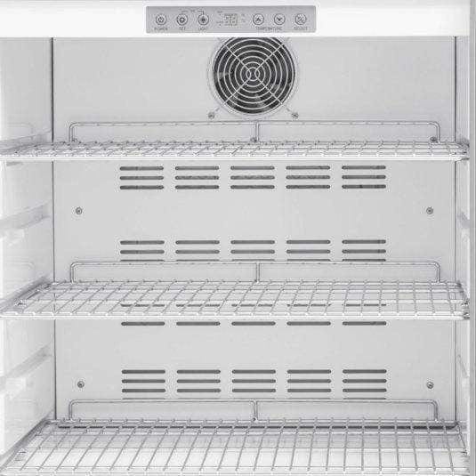 Whynter 24" Built-in Outdoor 5.3 cu.ft. Beverage Refrigerator Cooler Full Stainless Steel Exterior with Lock and Caster Wheels BOR-53024-SSW Beverage Centers BOR-53024-SSW Wine Coolers Empire