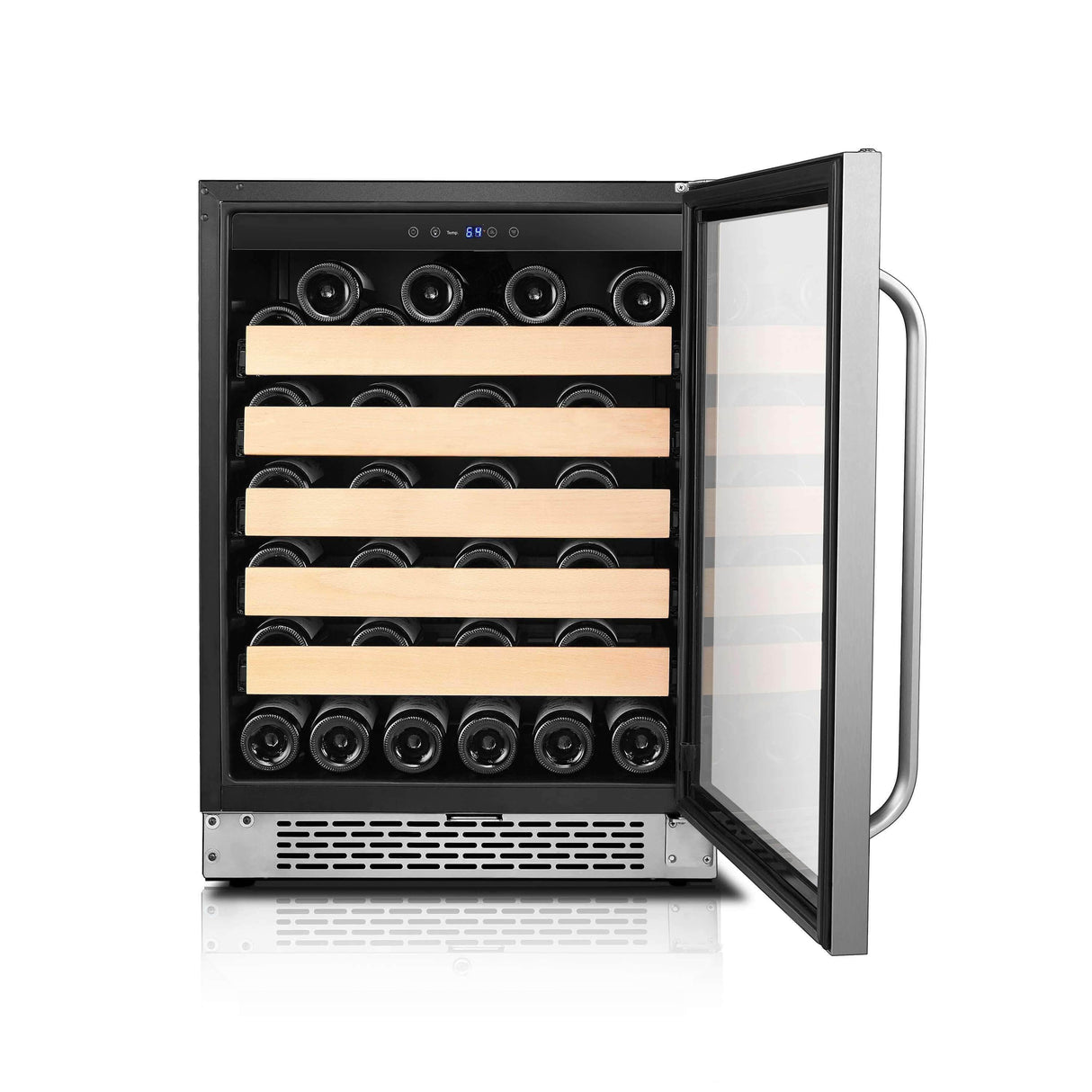 Whynter 24" Built-In Stainless Steel 54 Bottle Wine Refrigerator Cooler BWR-541STS Wine Coolers BWR-541STS Wine Coolers Empire