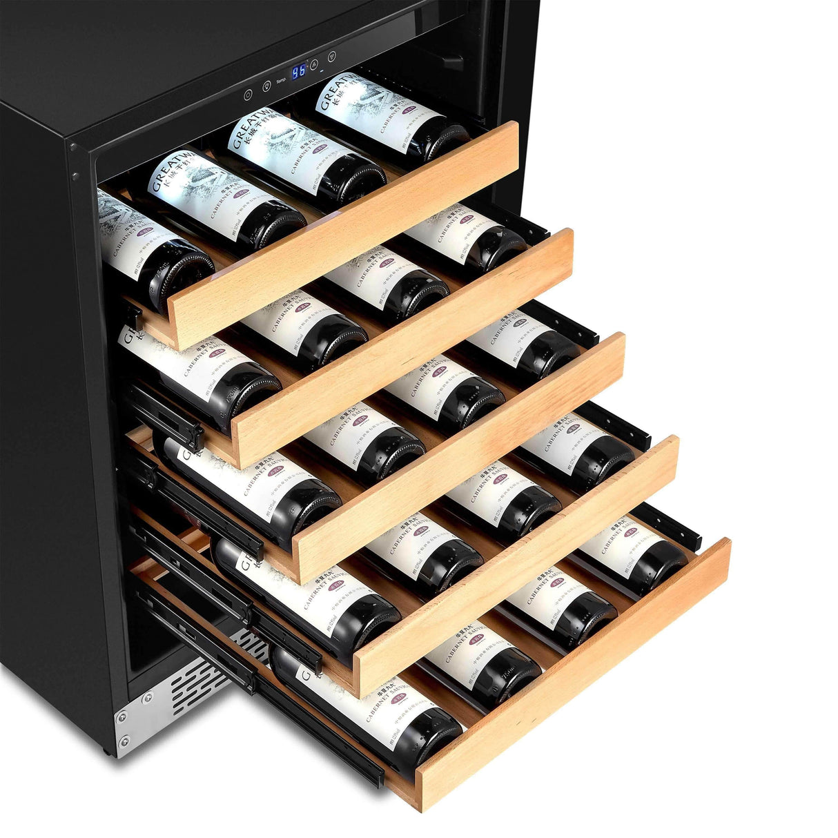 Whynter 24" Built-In Stainless Steel 54 Bottle Wine Refrigerator Cooler BWR-541STS Wine Coolers BWR-541STS Wine Coolers Empire