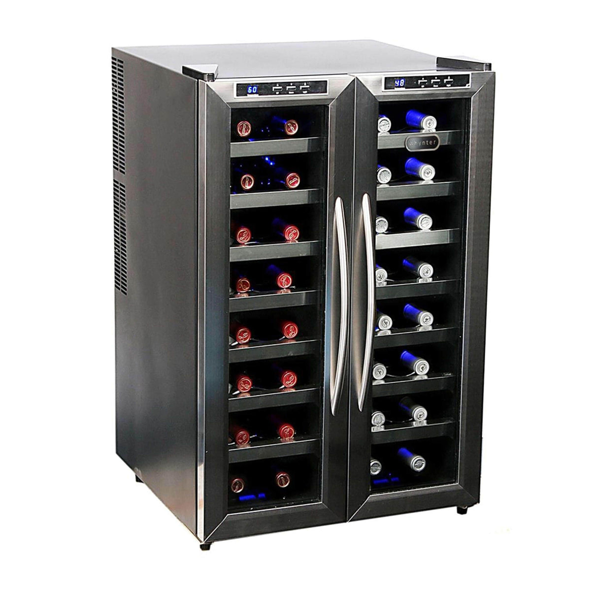 Whynter 32 Bottle Dual Temperature Zone Wine Cooler WC-321DD Wine Coolers WC-321DD Wine Coolers Empire