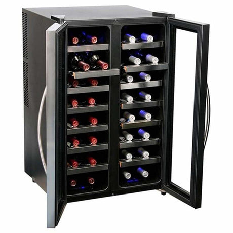 Whynter 32 Bottle Dual Temperature Zone Wine Cooler WC-321DD Wine Coolers WC-321DD Wine Coolers Empire