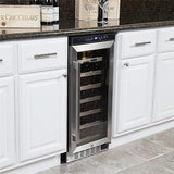 Whynter 33 Bottle Compressor Built-In Wine Refrigerator BWR-33SD Wine Coolers BWR-33SD Wine Coolers Empire