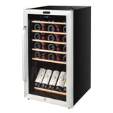 Whynter 34 Bottle Freestanding Stainless Steel Refrigerator with Display Shelf and Digital Control FWC-341TS Wine Coolers FWC-341TS Wine Coolers Empire