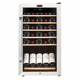 Whynter 34 Bottle Freestanding Stainless Steel Refrigerator with Display Shelf and Digital Control FWC-341TS Wine Coolers FWC-341TS Wine Coolers Empire