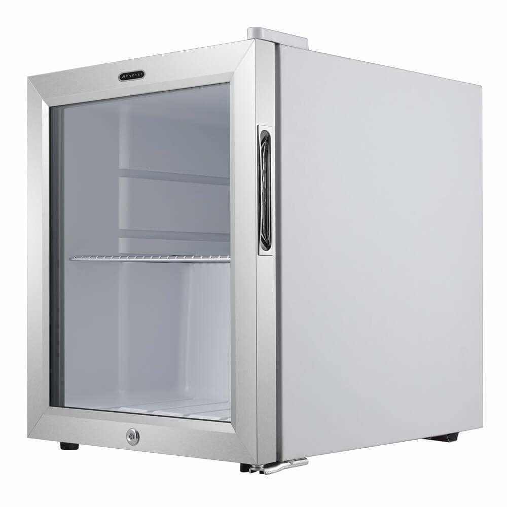 Whynter 62 Can Capacity Stainless Steel Beverage Refrigerator with Lock BR-062WS Beverage Centers BR-062WS Wine Coolers Empire