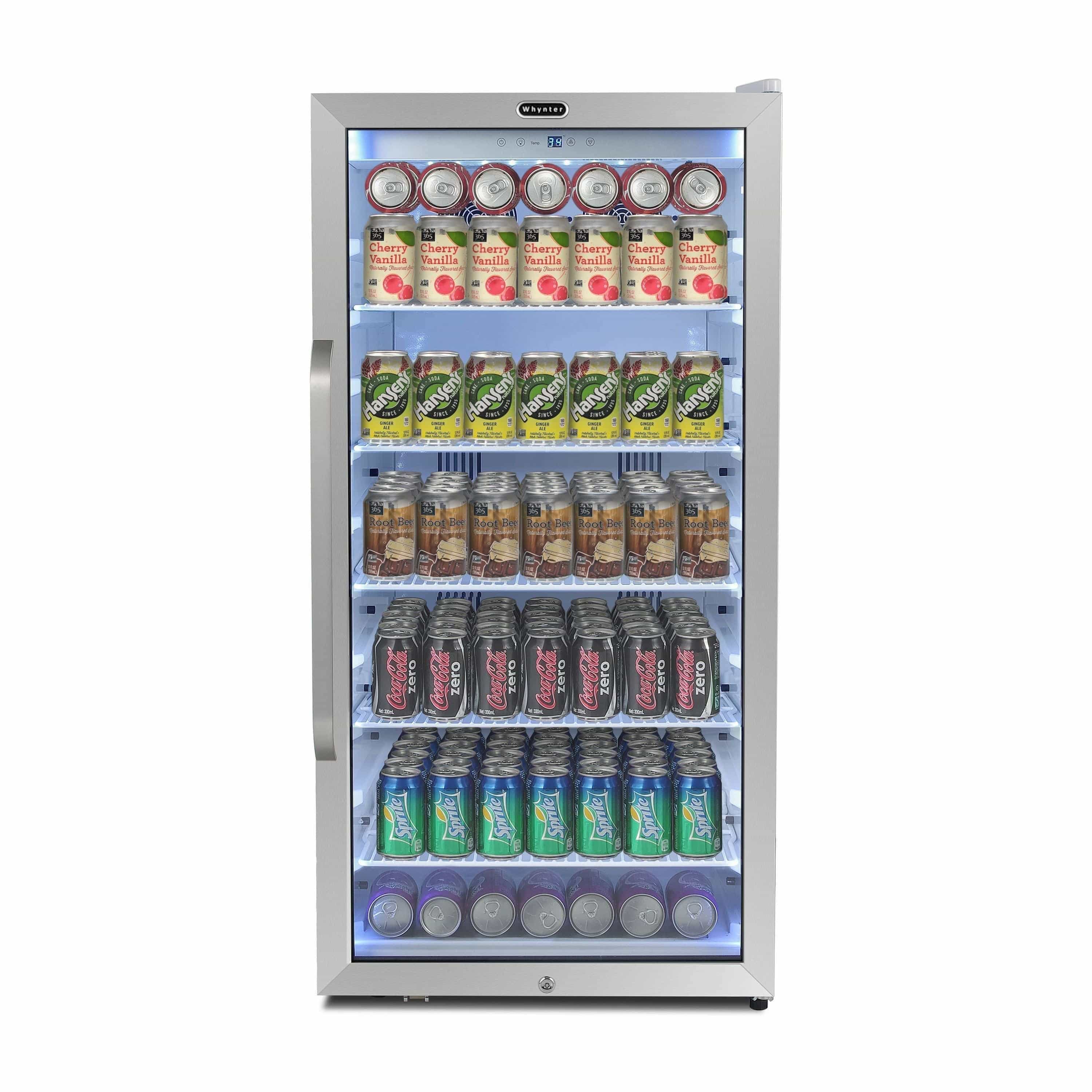 Whynter 8.1 cu.ft. Commercial Beverage Refrigerator CBM-815WS Beverage Centers CBM-815WS Wine Coolers Empire