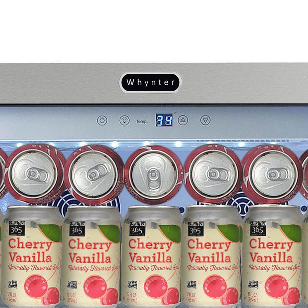 Whynter 8.1 cu.ft. Commercial Beverage Refrigerator CBM-815WS Beverage Centers CBM-815WS Wine Coolers Empire