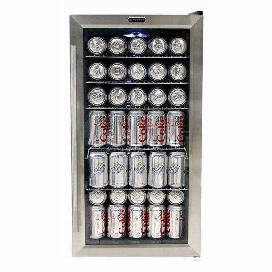 Whynter Beverage Refrigerator - Stainless Steel BR-125SD Beverage Centers BR-125SD Wine Coolers Empire