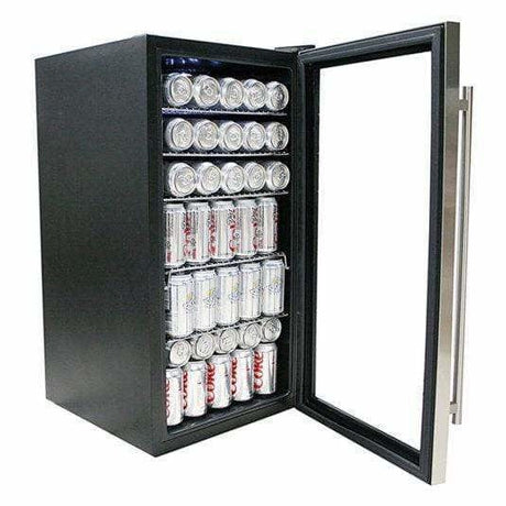 Whynter Beverage Refrigerator - Stainless Steel BR-125SD Beverage Centers BR-125SD Wine Coolers Empire