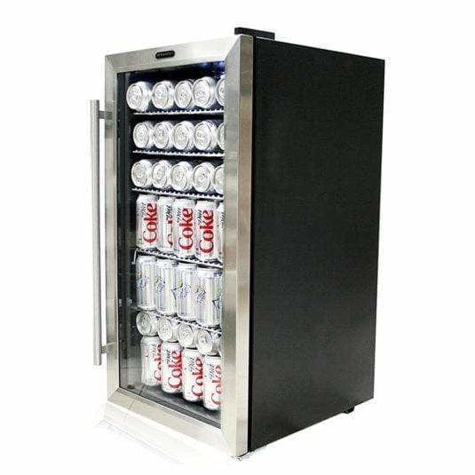 Whynter Beverage Refrigerator - Stainless Steel BR-125SD Beverage Centers BR-125SD Wine Coolers Empire