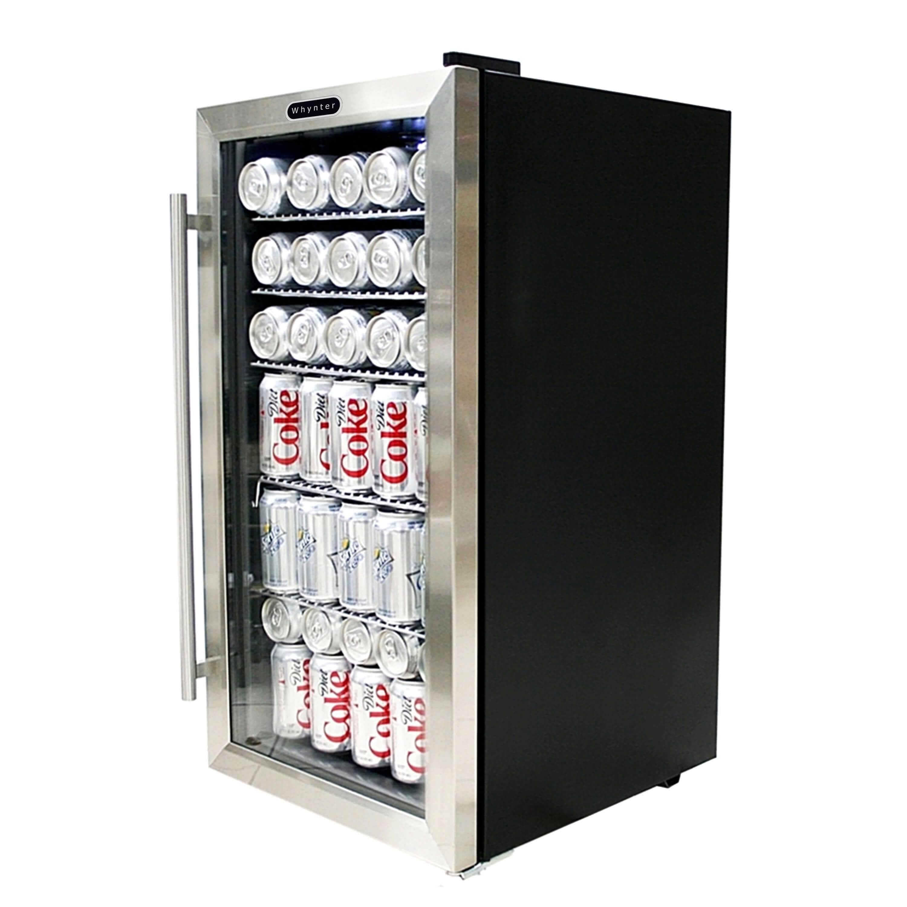 Whynter Beverage Refrigerator - Stainless Steel with