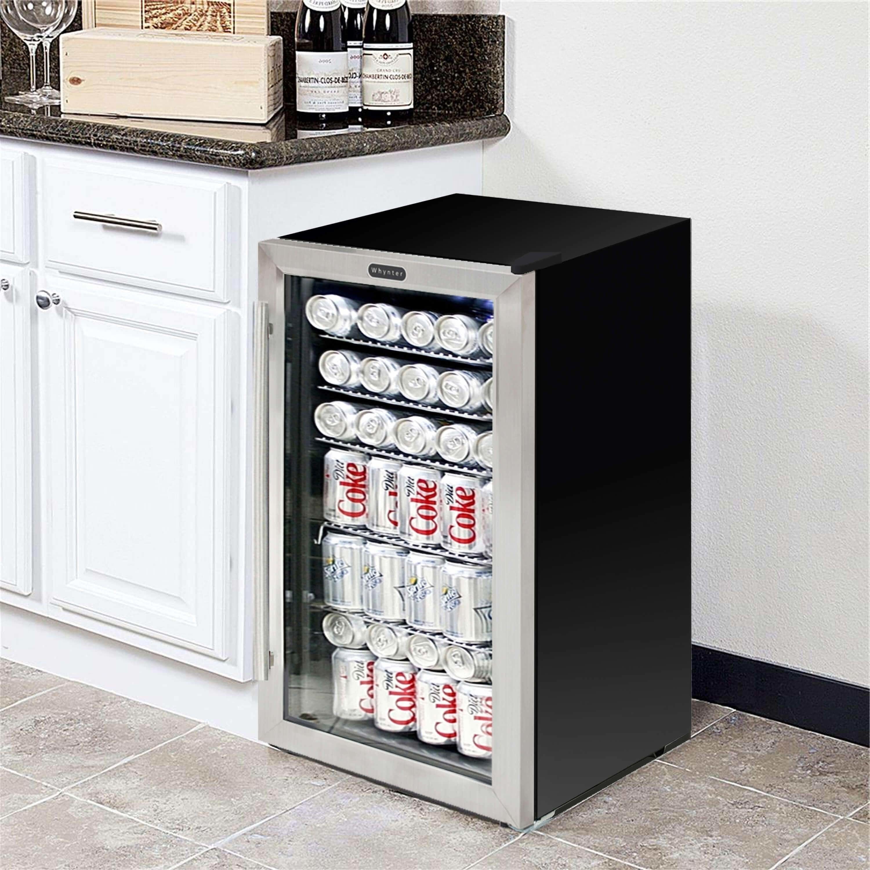 Whynter Beverage Refrigerator - Stainless Steel with