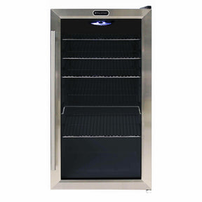 Whynter Beverage Refrigerator - Stainless Steel with internal fan BR-130SB Beverage Centers BR-130SB Wine Coolers Empire