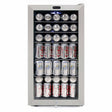 Whynter Beverage Refrigerator With Lock - Stainless Steel 120 Can Capacity BR-128WS Beverage Centers BR-128WS Wine Coolers Empire