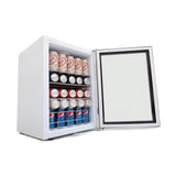 Whynter Beverage Refrigerator With Lock - Stainless Steel 90 Can Capacity BR-091WS Beverage Centers BR-091WS Wine Coolers Empire