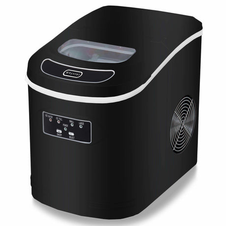 Whynter Compact Portable Ice Maker 27 lb capacity Black IMC-270MB Ice Makers IMC-270MB Wine Coolers Empire