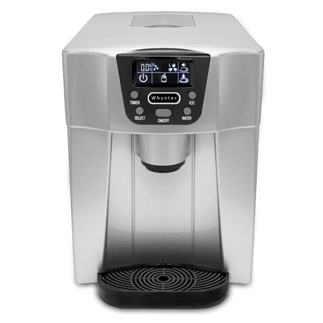 Whynter Countertop Ice Maker/Water Dispenser – Silver IDC-221SC Ice Makers IDC-221SC Wine Coolers Empire