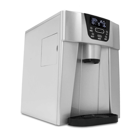 Whynter Countertop Ice Maker/Water Dispenser – Silver IDC-221SC Ice Makers IDC-221SC Wine Coolers Empire