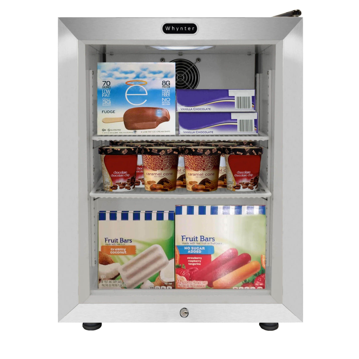 Whynter Countertop Reach In 1.8 cu ft Display Glass Door Freezer CDF-177SB Freezers CDF-177SB Wine Coolers Empire