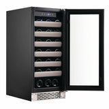 Whynter Elite 33 Bottle Seamless Stainless Steel Door Single Zone Built-in Wine Refrigerator BWR-331SL Wine Coolers BWR-331SL Wine Coolers Empire