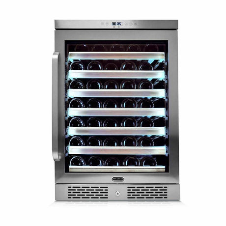 Whynter Elite Spectrum Lightshow 54 Bottle Stainless Steel 24 inch Built-in Wine Refrigerator BWR-545XS Wine Coolers BWR-545XS Wine Coolers Empire