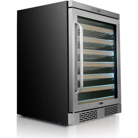 Whynter Elite Spectrum Lightshow 54 Bottle Stainless Steel 24 inch Built-in Wine Refrigerator BWR-545XS Wine Coolers BWR-545XS Wine Coolers Empire
