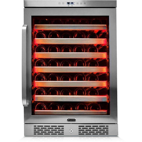 Whynter Elite Spectrum Lightshow 54 Bottle Stainless Steel 24 inch Built-in Wine Refrigerator BWR-545XS Wine Coolers BWR-545XS Wine Coolers Empire