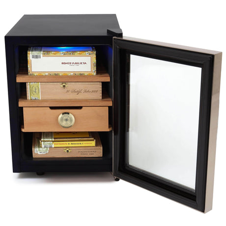 Whynter Elite Touch Control Stainless 1.2 cu.ft. Cigar Cooler Humidor CHC-122BD Cigar Humidors CHC-122BD Wine Coolers Empire
