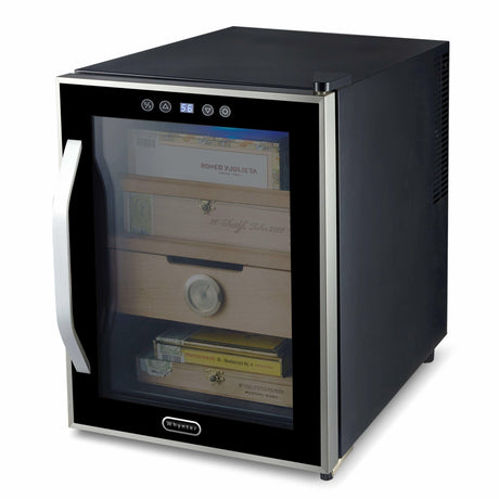 Whynter Elite Touch Control Stainless 1.2 cu.ft. Cigar Cooler Humidor CHC-122BD Cigar Humidors CHC-122BD Wine Coolers Empire