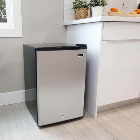 Whynter Energy Star 2.1 cu. ft. Stainless Steel Upright Freezer with Lock CUF-210SS Freezers CUF-210SS Wine Coolers Empire
