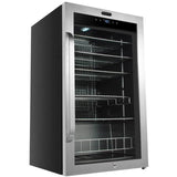 Whynter Freestanding 121 can Beverage Refrigerator with Digital Control and Internal Fan BR-1211DS Beverage Centers BR-1211DS Wine Coolers Empire