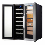 Whynter Freestanding 3.6 cu. ft. Wine Cooler and Cigar Humidor Center CWC-351DD Discontinued Cigar Humidors CWC-351DD Wine Coolers Empire