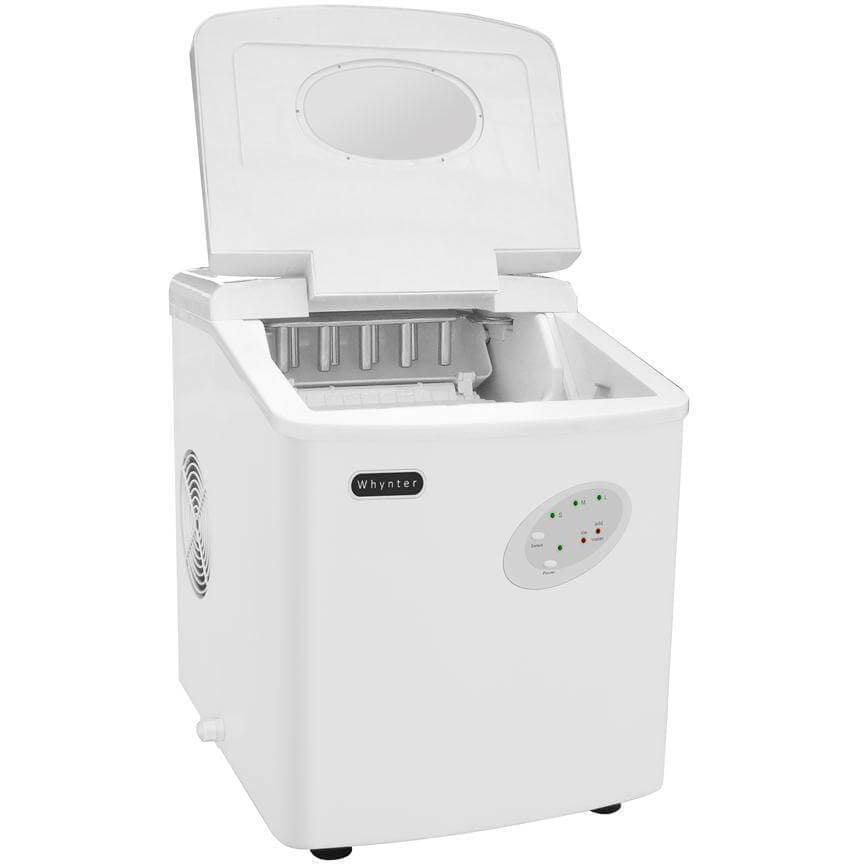 Whynter Portable Ice Maker 33 lb Capacity White IMC-330WS Ice Makers IMC-330WS Wine Coolers Empire