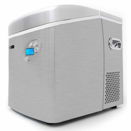 Whynter Portable Ice Maker with 49lb Capacity Stainless Steel with Water Connection IMC-491DC Ice Makers IMC-491DC Wine Coolers Empire