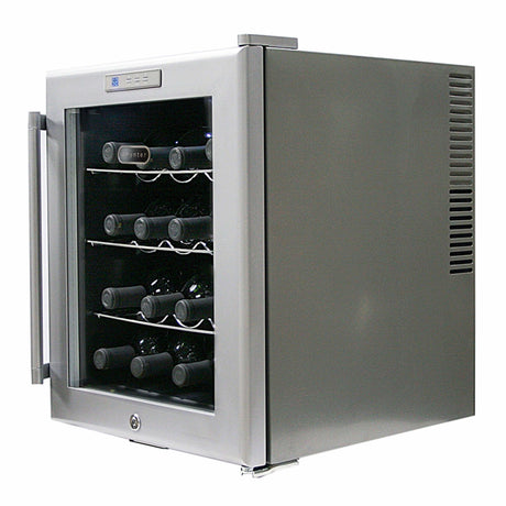 Whynter SNO 16 Bottles Wine Cooler - Platinum with lock  WC-16S Wine Coolers WC-16S Wine Coolers Empire