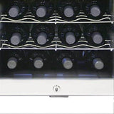 Whynter SNO 16 Bottles Wine Cooler - Platinum with lock  WC-16S Wine Coolers WC-16S Wine Coolers Empire