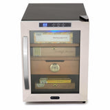 Whynter Stainless Steel 1.2 cu. ft. Cigar Cooler Humidor CHC-120S Cigar Humidors CHC-120S Wine Coolers Empire