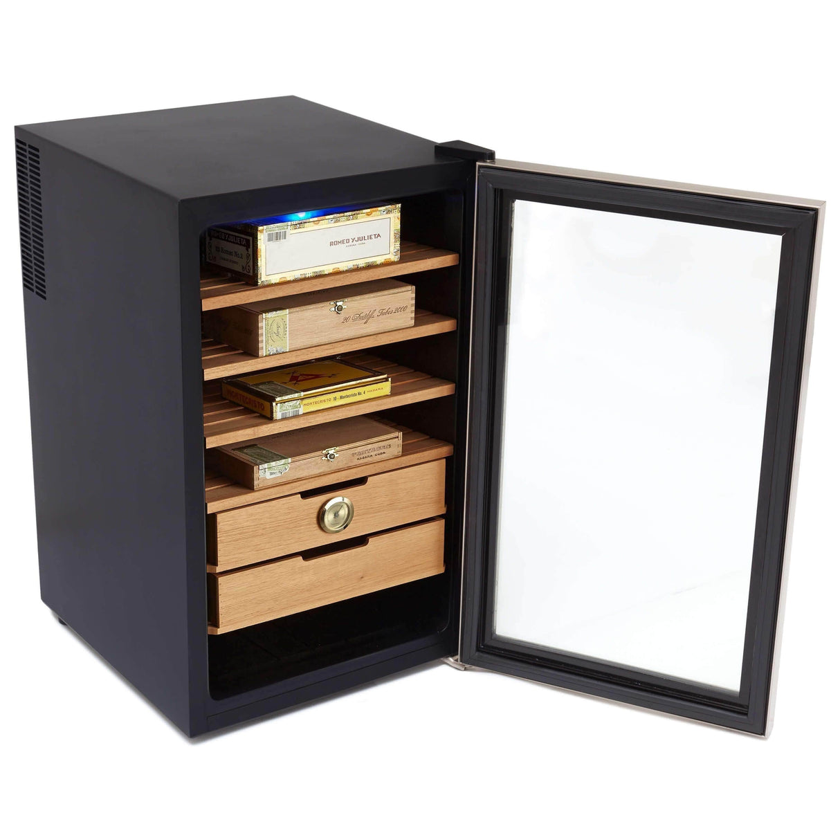 Whynter Stainless Steel 2.5 cu. ft. Cigar Cooler Humidor CHC-251S Cigar Humidors CHC-251S Wine Coolers Empire