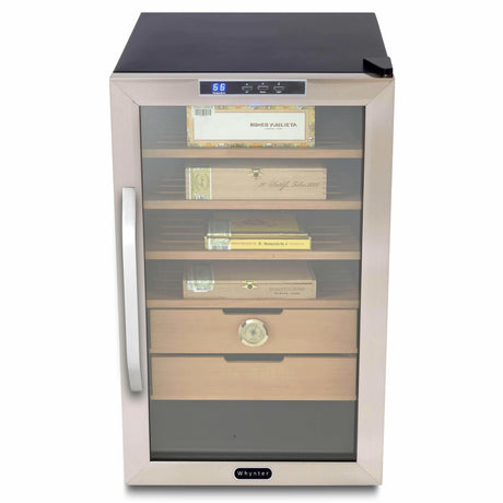 Whynter Stainless Steel 2.5 cu. ft. Cigar Cooler Humidor CHC-251S Cigar Humidors CHC-251S Wine Coolers Empire