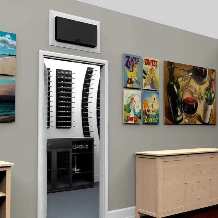 Wine cellar doorway.